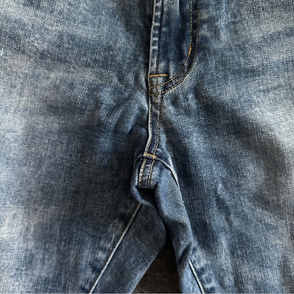 American Eagle Outfitters Blue Slim Jeans Distressed - Picture 13 of 13